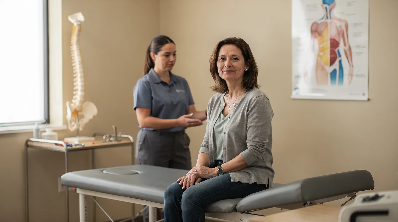 Regenerative approaches such as PRP, peptides, and cell-based options may be evaluated alongside chiropractic care